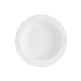 12 oz. Clear Victorian Design Plastic Bowls (120 Count) - Yom Tov Settings